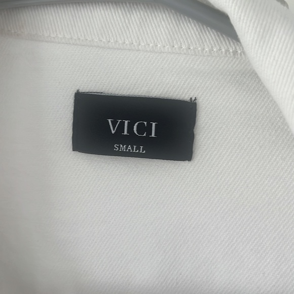 Vici white small jean jacket - Picture 2 of 3